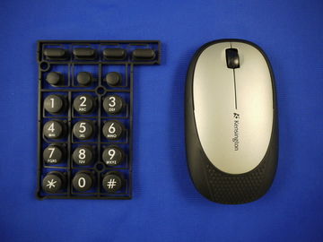オーバーモールドのキーボード/PC overmoldingプラスチックの無線コンピュータ マウス